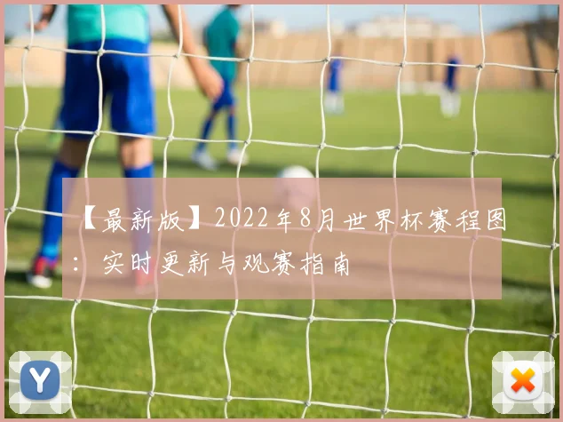【最新版】2022年8月世界杯赛程图：实时更新与观赛指南