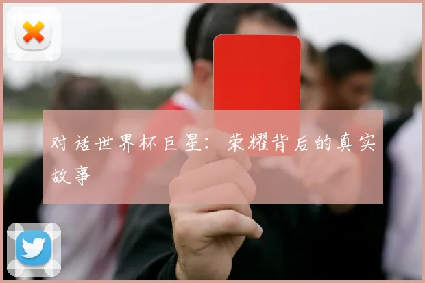 对话世界杯巨星：荣耀背后的真实故事