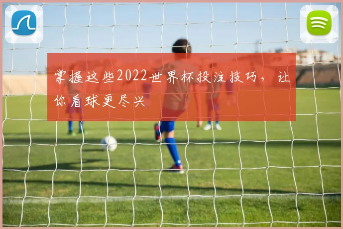掌握这些2022世界杯投注技巧，让你看球更尽兴